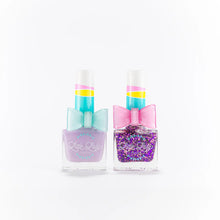 Load image into Gallery viewer, NAIL POLISH SET WITH BOW RINGS // 3 DIFFERENT COLOR SETS