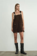 Load image into Gallery viewer, SOPHIE CORDUROY OVERALL MINI DRESS