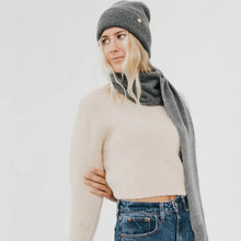Load image into Gallery viewer, CASHMERE SCARF AND BEANIE SET // 2 COLORS