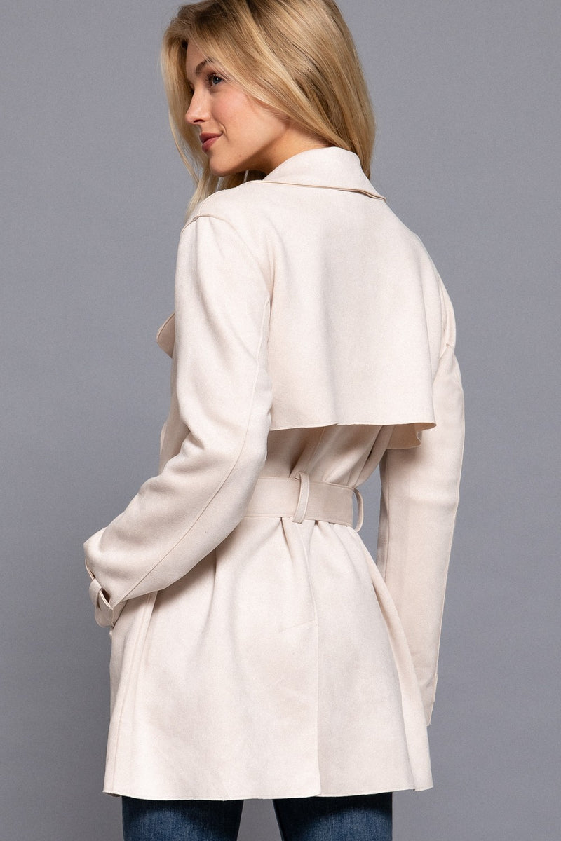 ♡gypsohila♡ TRENCH COAT Amazon.com: Wvapzxx Spring Autumn Long Shiny Reflective