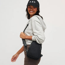 Load image into Gallery viewer, BEYOND THE HORIZON WOVEN NEOPRENE SLING BAG // SOL & SOLENE