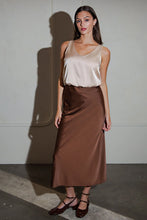 Load image into Gallery viewer, TAYLOR STRETCH SATIN MIDI