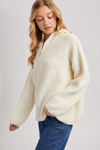 Load image into Gallery viewer, BLAIRE HALF ZIP HOODIE SWEATER
