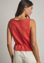 Load image into Gallery viewer, LUNA SCALLOP HEM TANK