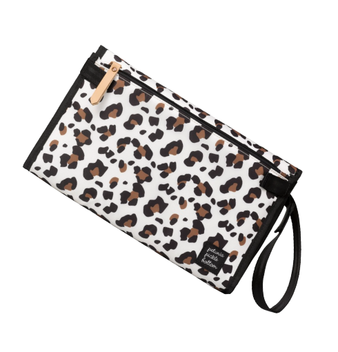 Petunia Pickle Bottom Nimble Diaper Clutch in Leopard