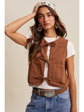 Load image into Gallery viewer, REMI DENIM VEST // 2 COLORS

