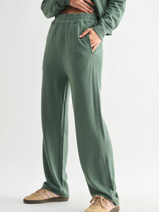 CLOUDSCAPE WIDE LEG PANTS // 2 COLORS