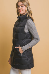 LONGLINE PUFFER VEST