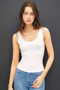 ANNA SCOOP NECK TANK // 2 COLORS