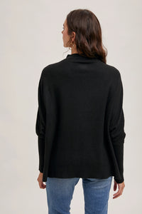 MOCK NECK DOLMAN SLEEVE TOP