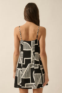 BRISTOL ABSTRACT MINI DRESS