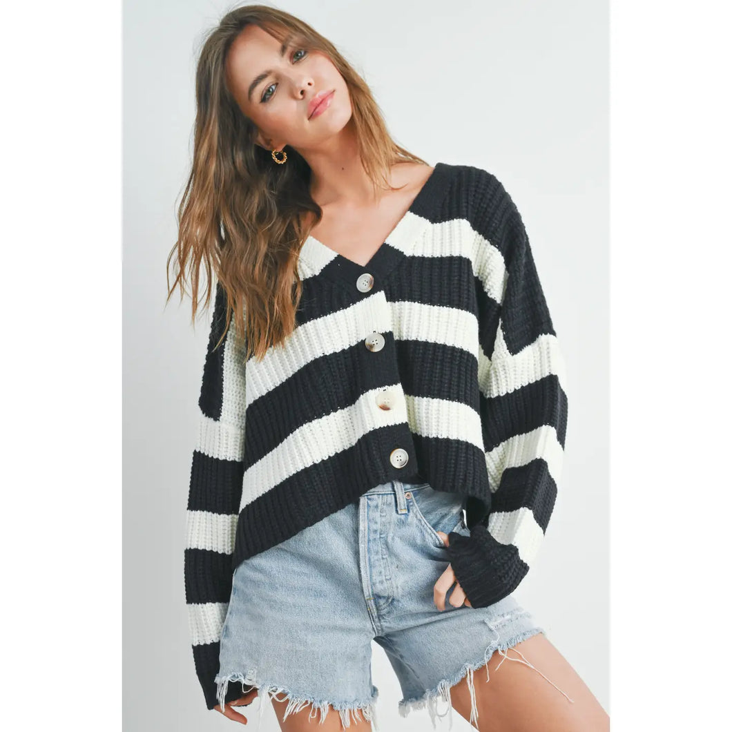 SLOANE V NECK CARDI