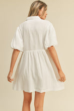 Load image into Gallery viewer, CLARA BUTTON DOWN MINI DRESS
