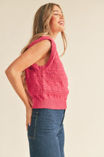 Load image into Gallery viewer, POINTELLE SWEATER VEST
