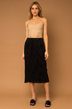 Load image into Gallery viewer, PLISSE MIDI SKIRT

