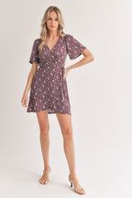 Load image into Gallery viewer, RILEY FLORAL WRAP DRESS
