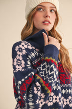 Load image into Gallery viewer, FAIR ISLE CARDI SWEATER
