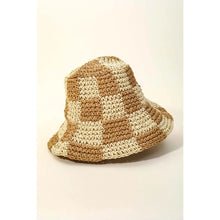 Load image into Gallery viewer, CHECKERED BUCKET HAT
