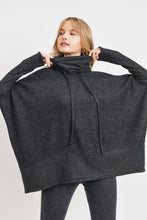 Load image into Gallery viewer, BRUSHED KNIT COWL KNIT TOP // 2 COLORS
