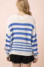 Load image into Gallery viewer, OVERSIZE CAPRI STRIPE SWEATER

