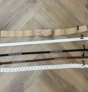 BELTS  // 5 STYLES