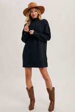 Load image into Gallery viewer, SWEATER MOCK NECK MINI DRESS
