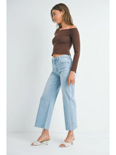 Load image into Gallery viewer, SLOANE SLIM WIDE LEG DENIM -JBD
