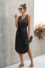 Load image into Gallery viewer, *BEST SELLER* DRAWSTRING WAIST DRESS // 3 COLORS
