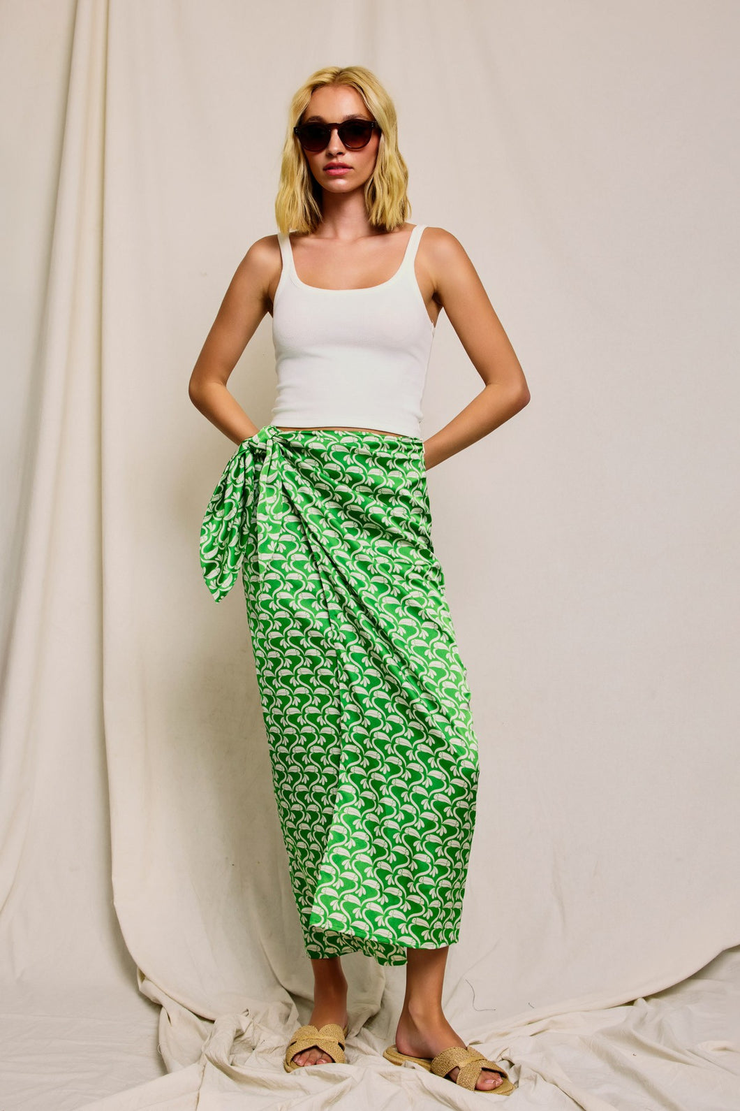 QUINN WRAP SKIRT