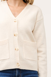 BUTTON UP CARDIGAN (2 COLORS)