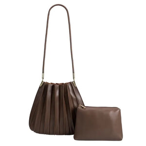 MELIE BIANCO / CARRIE PLEATED VEGAN BAG