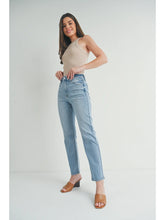 Load image into Gallery viewer, CLARA STRAIGHT LEG LIGHT DENIM-JBD
