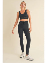 Load image into Gallery viewer, LUXE LACE UP LEGGINGS
