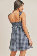 Load image into Gallery viewer, QUINCY PLAID MINI DRESS
