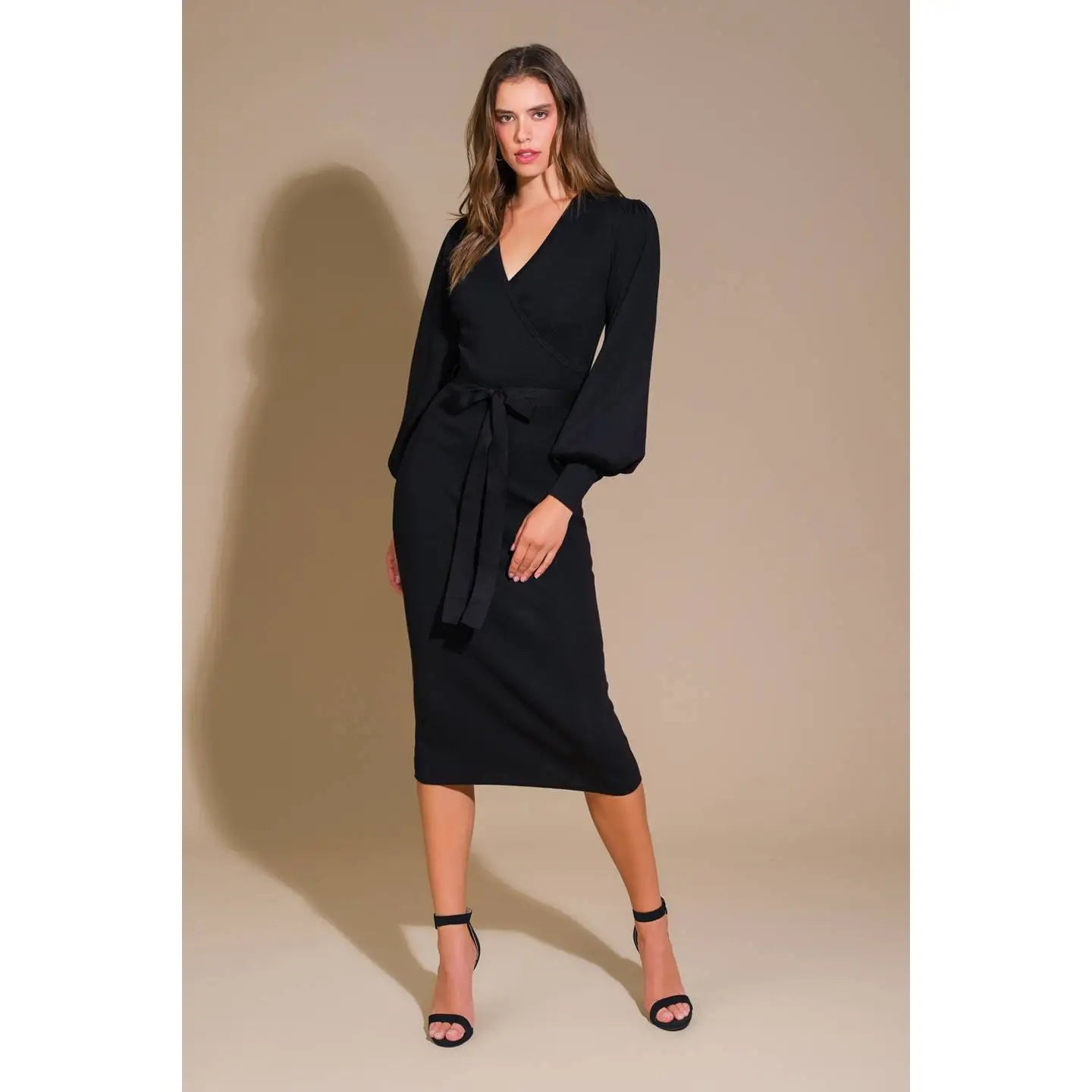 sweater knit midi dress Adorable Ideal Sweater Midi Dress