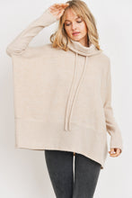 Load image into Gallery viewer, BRUSHED KNIT COWL KNIT TOP // 2 COLORS
