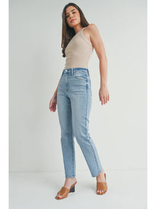 CLARA STRAIGHT LEG LIGHT DENIM-JBD