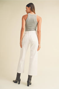 REAGAN SLIM WIDE LEG DENIM -JBD