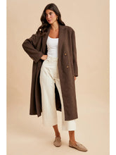 Load image into Gallery viewer, MIA DOUBLE BREASTED LAPERL DUSTER COAT
