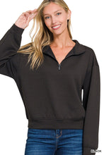 Load image into Gallery viewer, SCUBA HALF ZIP PULLOVER // 2 COLORS
