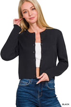 Load image into Gallery viewer, MAEVE CREWNECK CARDI // 2 COLORS

