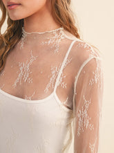 Load image into Gallery viewer, ELOISE SHEER LACE TOP
