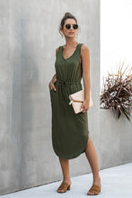Load image into Gallery viewer, *BEST SELLER* DRAWSTRING WAIST DRESS // 3 COLORS
