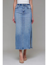Load image into Gallery viewer, PEYTON SIDE SLIT STRETCH MIDI SKIRT
