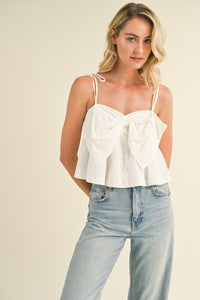 BOW BABYDOLL TOP