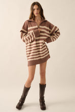 Load image into Gallery viewer, QUINN STRIPE SWEATER DRESS
