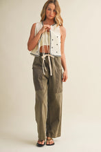 Load image into Gallery viewer, SIDE POCKET WIDE LEG PANTS
