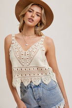 Load image into Gallery viewer, CAPRI CROCHET TOP
