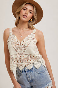 CAPRI CROCHET TOP