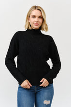 Load image into Gallery viewer, CABLE KNIT TURTLENECK SWEATER // 2 COLORS
